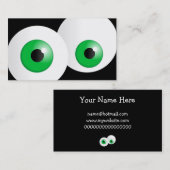 緑の瞳 名刺 (正面/裏面)