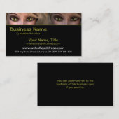 緑の瞳D3 -ファンタジーの名刺 名刺 (正面/裏面)