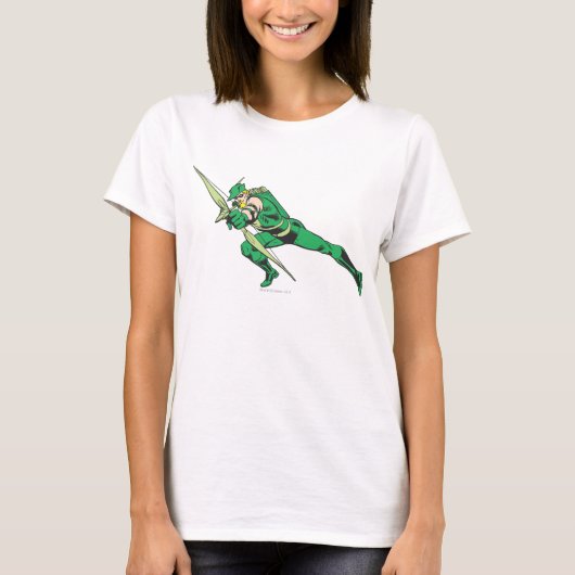 緑の矢印かがみ Tシャツ (正面)