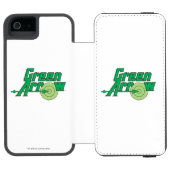 緑の矢印のロゴ INCIPIO iPhoneウォレットケース (フォリオ Open)