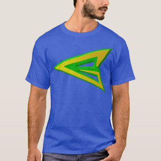 緑の矢印のロゴ Tシャツ
