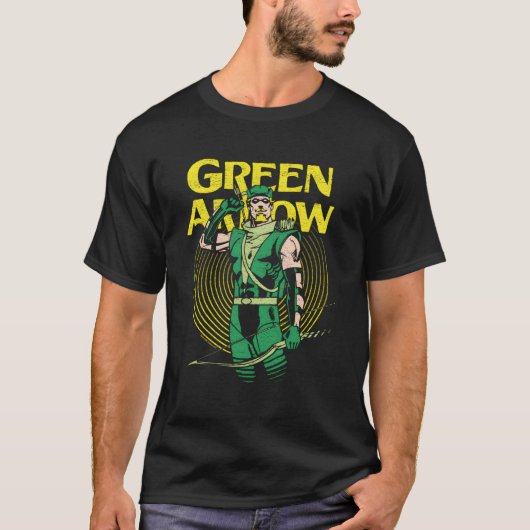 緑の矢印プル Tシャツ (正面)