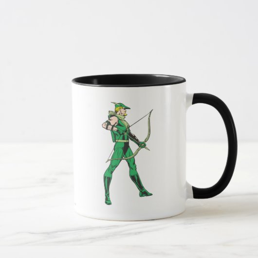 緑の矢印プロファイル マグカップ (右)