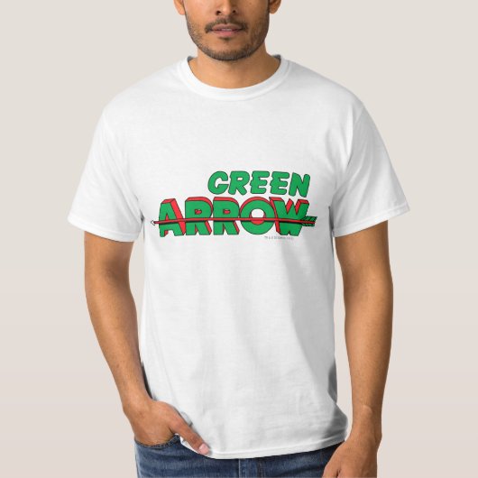 緑の矢印ロゴ2 Tシャツ (正面)