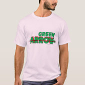 緑の矢印ロゴ2 Tシャツ (正面)