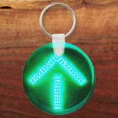 緑の矢印 キーホルダー (正面)