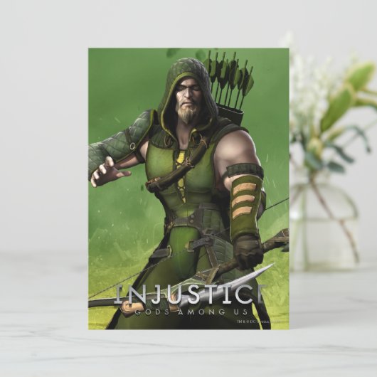 緑の矢印 招待状 (スタンド正面)