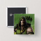 緑の矢印 缶バッジ (正面&裏面)