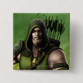 緑の矢印 缶バッジ (正面)