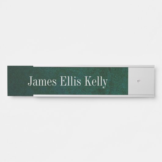 緑の石板色名プレートとデスクシンボルや象徴 サインプレート (正面)