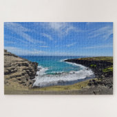 緑の砂のビーチの大きい島のハワイ-20x30-の1014年のPC ジグソーパズル (横)