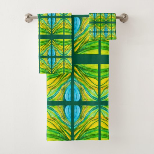 緑の砂漠のインスピレーション バスタオルセット (インサイチュ)