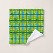 緑の砂漠のインスピレーション バスタオルセット (ウォッシュタオル)