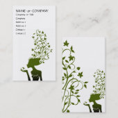 緑の砂糖 名刺 (正面/裏面)