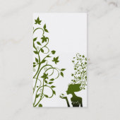 緑の砂糖 名刺 (裏面)