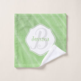 緑の砂紋バスタオルパーソナライズされたセット バスタオルセット