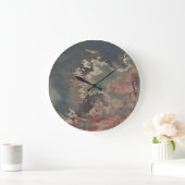 緑の碧玉の石の一見の柱時計 ラージ壁時計 (ホーム)