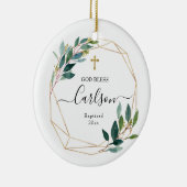 緑の神がバプテスマを受けた セラミックオーナメント (右)