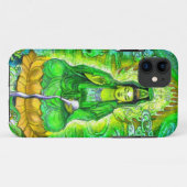 緑の禅僧の女神のKuanのインのiPhone 5の箱 Case-Mate iPhoneケース (裏面(横))