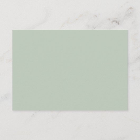 緑の秋カボチャ表示シャワー エンクロージャーカード (裏面)