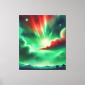 緑の空 キャンバスプリント (正面)