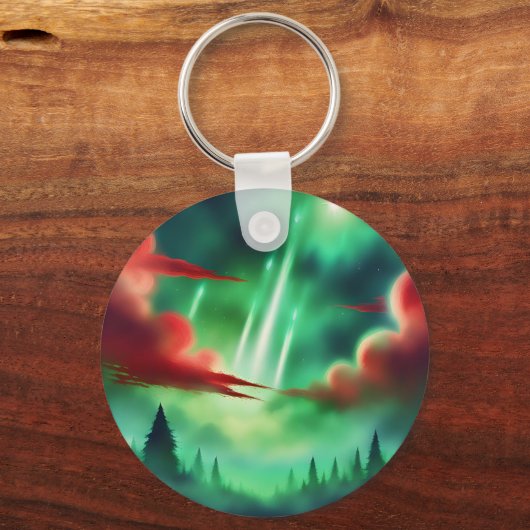 緑の空 キーホルダー (裏面)