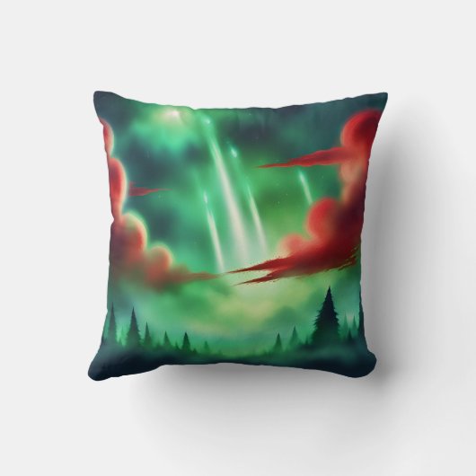 緑の空 クッション (裏面)