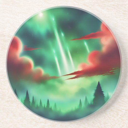 緑の空 コースター (正面)