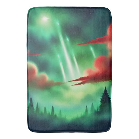 緑の空 バスマット (正面縦)