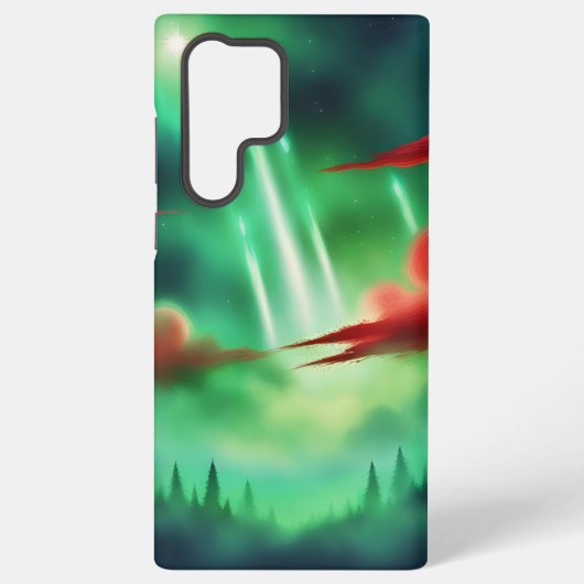 緑の空 SAMSUNG GALAXYケース (裏面)