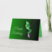 緑の竜 カード (正面)