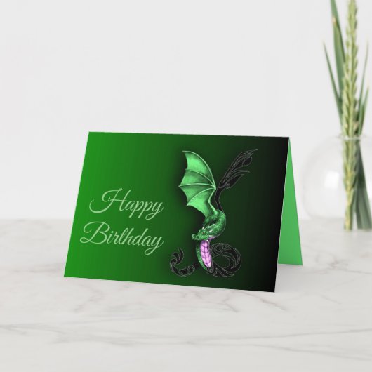 緑の竜 カード (正面)