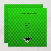 緑の競馬 招待状 (正面/裏面)