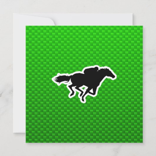 緑の競馬 招待状 (裏面)