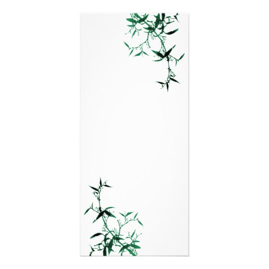 緑の竹ラックカード ラックカード (正面)