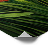 緑の竹林 ポスター (角)