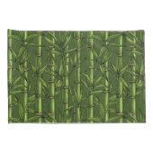緑の竹林 枕カバー (裏面-右)