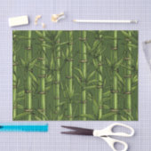 緑の竹林 薄葉紙 (クラフト)