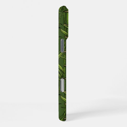 緑の竹林 iPhoneケース (右側面)