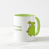緑の簡単じゃない！ マグカップ (正面右)