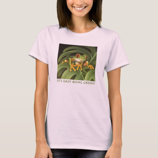 緑の簡単だ! Tシャツ (正面)