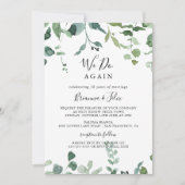 緑の紅葉の誓いを書き直す 招待状 (正面)