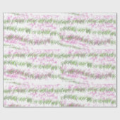 緑の素晴らしいデザインのマットの紙 ラッピングペーパー (フラット)