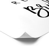 緑の素朴なブライダルシャワー歓迎サイン ポスター (角)