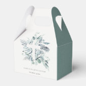 緑の素朴ユーカリのシダの葉はバプテスマ フェイバーボックス (裏面サイド)