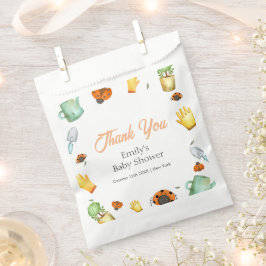 緑の素朴ラディバグガーデンベビーシャワー フェイバーバッグ