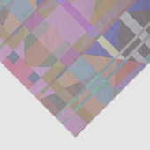 緑の紫色のピンクの幾何学的 薄葉紙 (詳細)