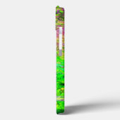 緑の紫色の質 Case-Mate iPhoneケース (裏面 / 左)