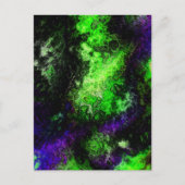 緑の紫色 ポストカード (正面)