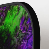 緑の紫 ピックルボールラケット (左詳細)